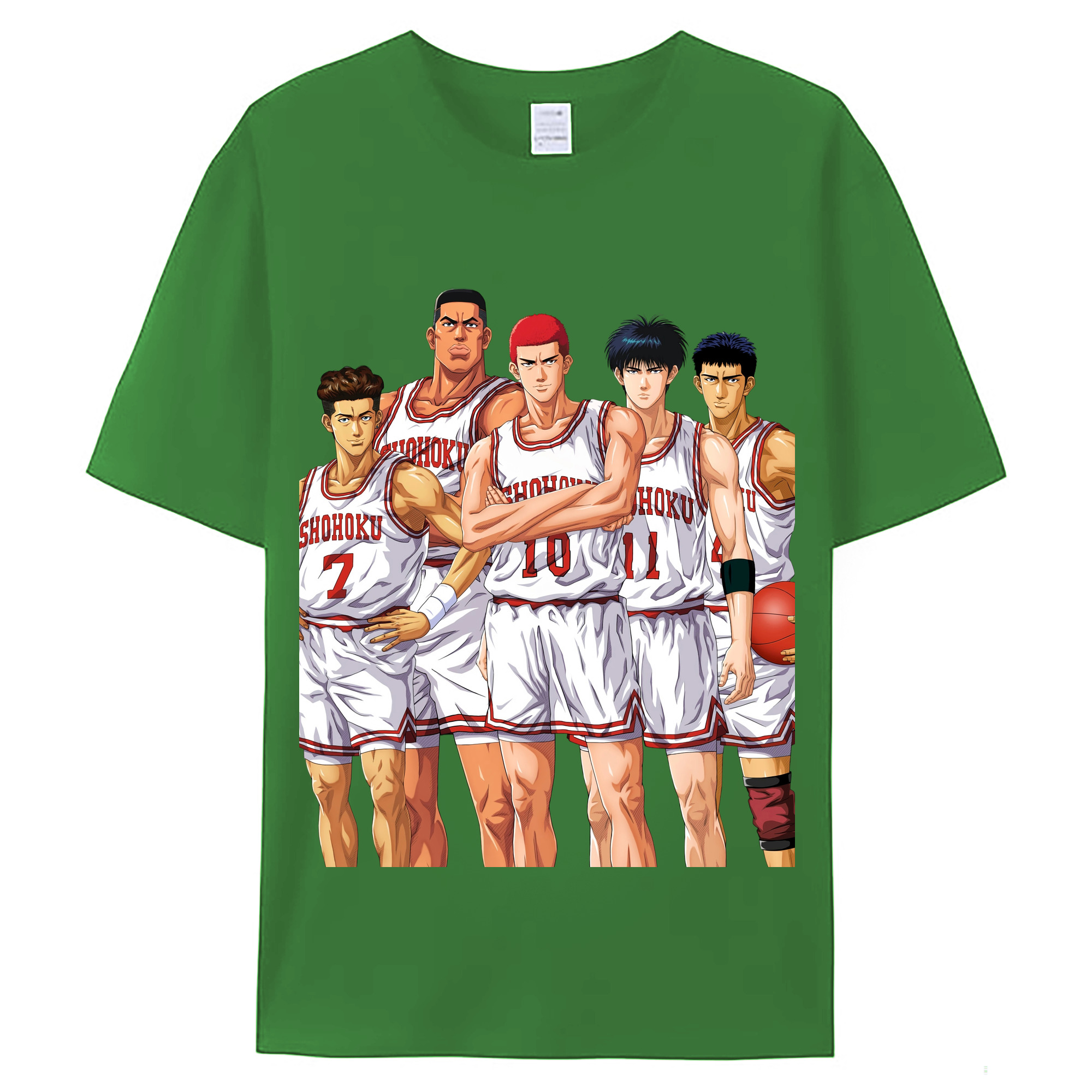 （画像用） SLAM DUNK／スラムダンク レディースカジュアルプリントTシャツ（綿100％）